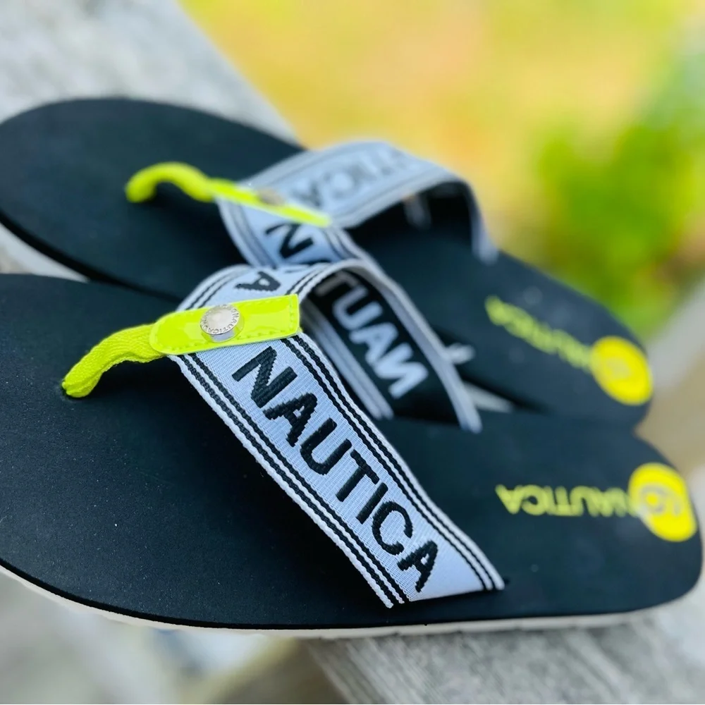 Náutica logo thong sandal